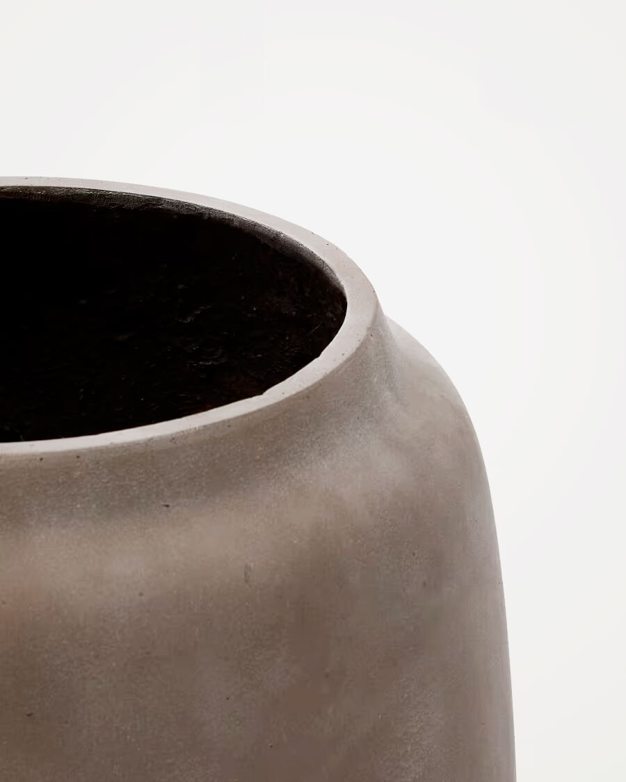Macetero Lira de efecto terracota Ø53 cm