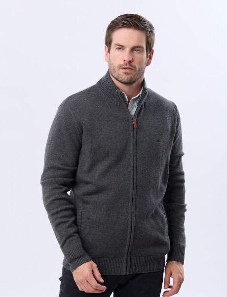 CAMPERA LANA TEJIDA Gris