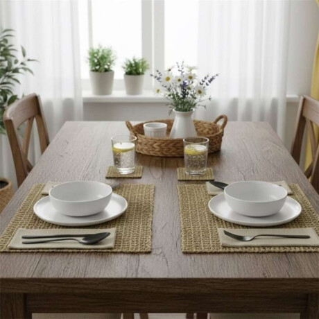 Individual Rectangular Seagrass 48X33Cm Natural