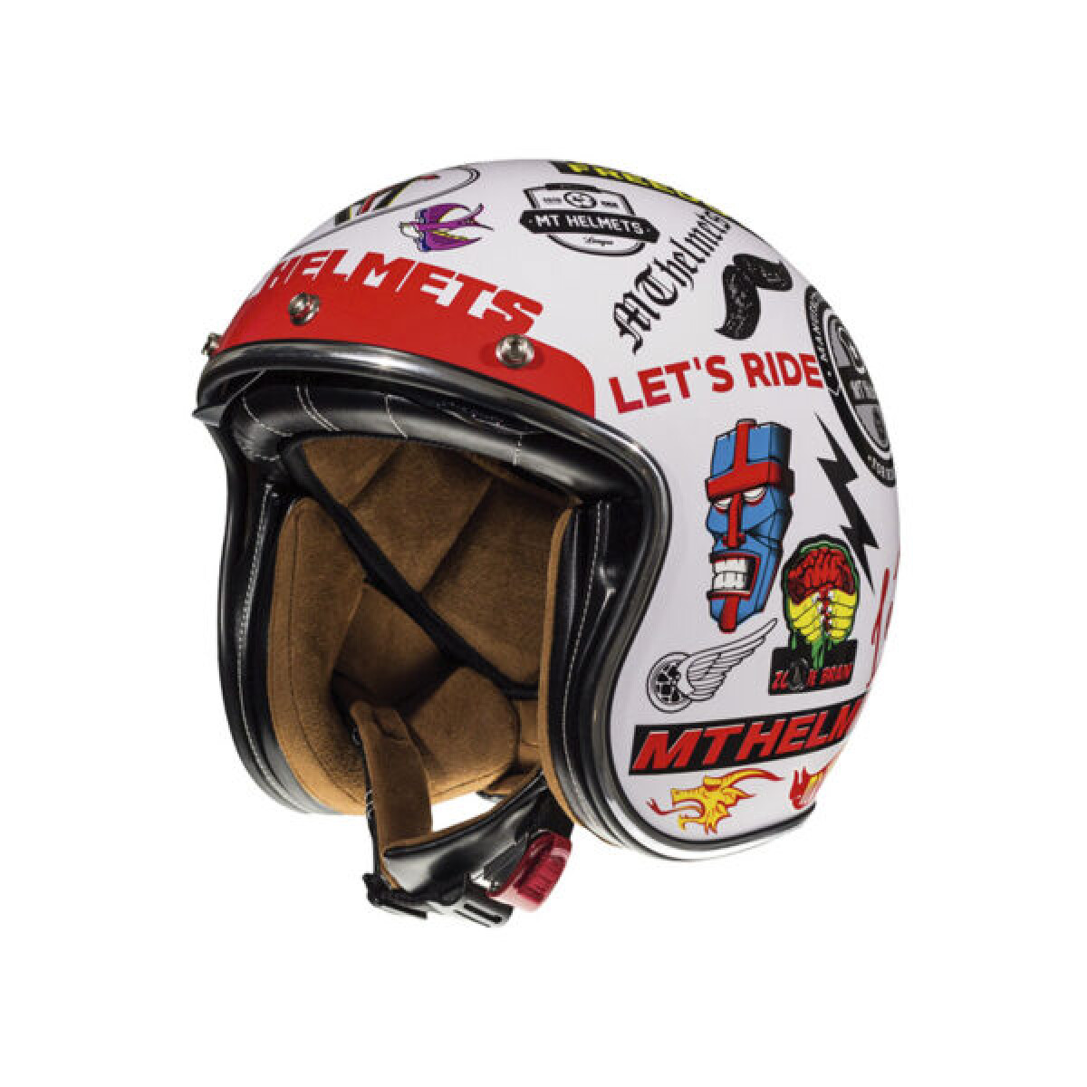 Casco MT Le Mans SV - Anarchy Blanco 