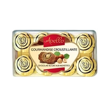 Caja bombones de chocolate y avellanas Avello x8