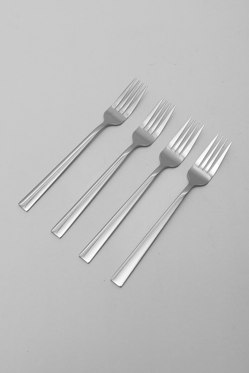 Tenedor Asher Set 4un. Plateado Brillante Color Unico