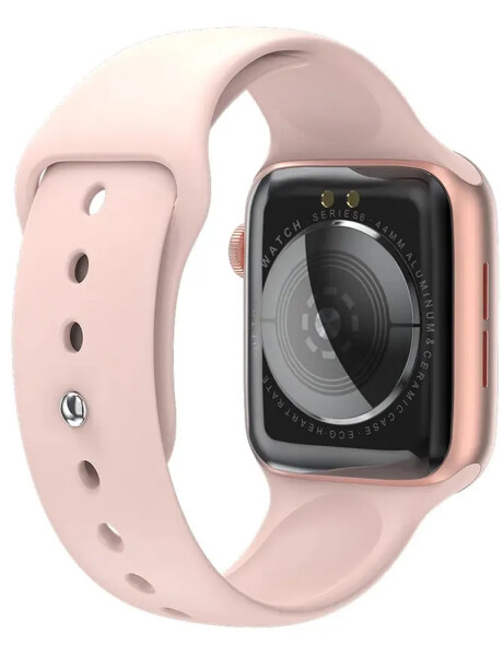 Reloj smartwatch T500+ Pro resistente al agua Rosa
