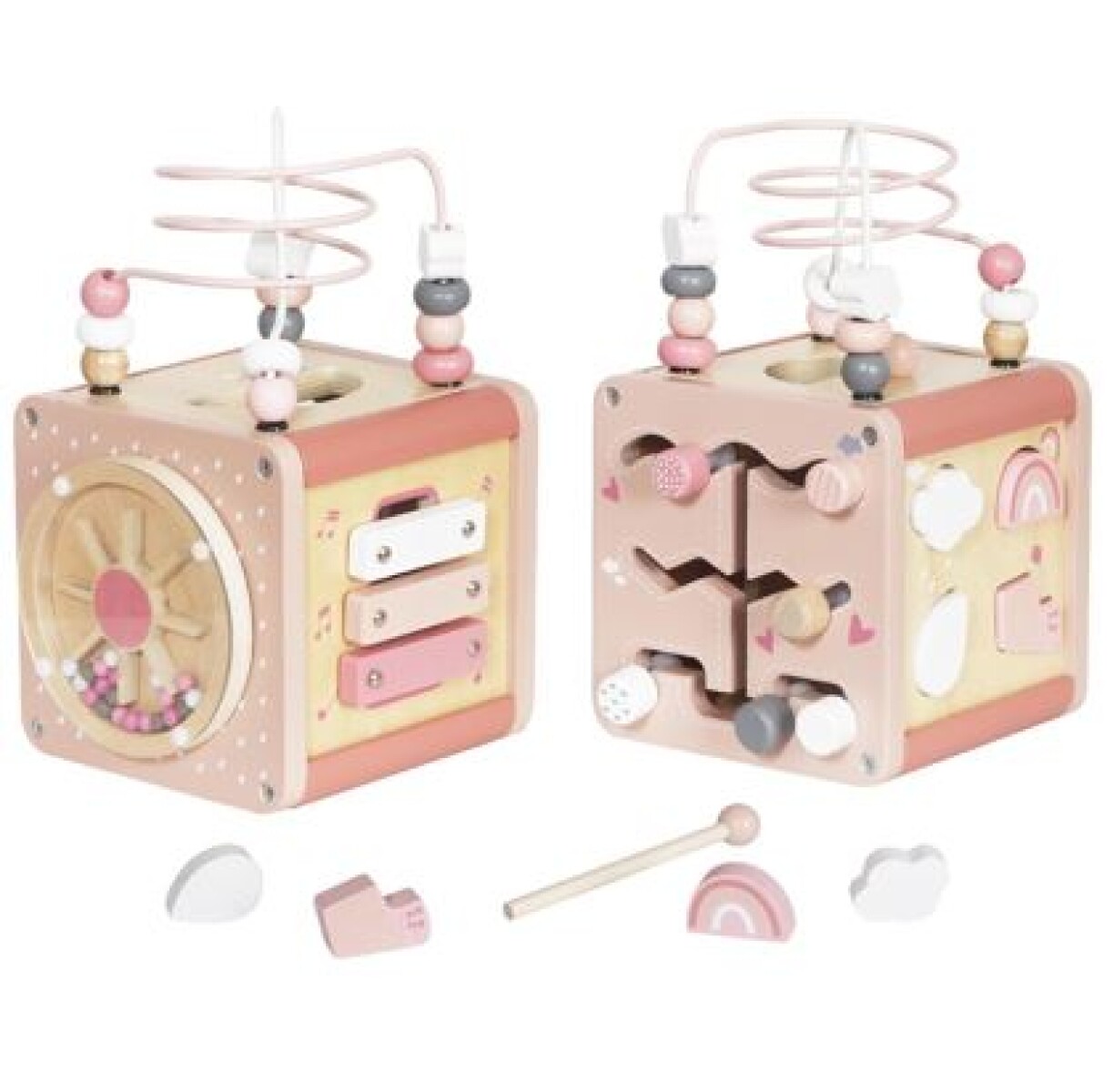 JUGUETE CUBO DIDACTICO CON ACTIVIDADES PARA NIÑOS 