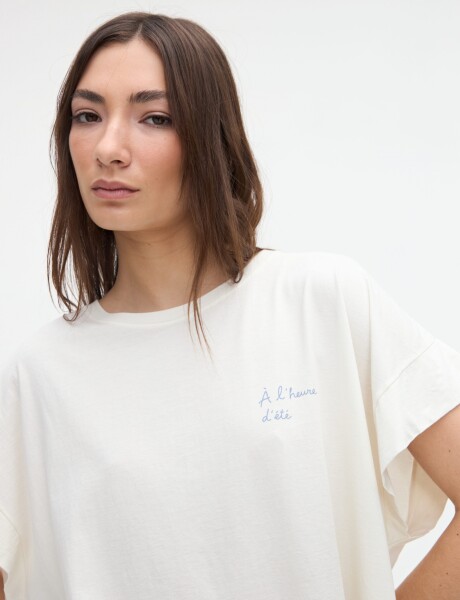 Musculosa Evelyn Off white