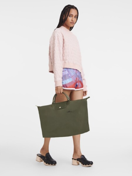 Le Pliage Green L Travel Bag 0