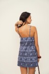 VESTIDO LAUREN DENIM TIE-DYE HOUNDSTOOTH VESTIDO LAUREN DENIM TIE-DYE HOUNDSTOOTH