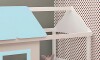 Cama Casita - Tota B137 Blanco/Azul