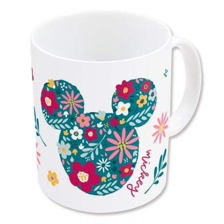 Taza Licencias de ceramica Mickey Mouse Flores