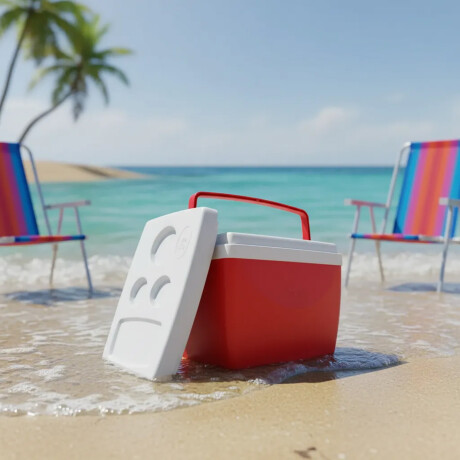 Set Playa Mor Sillasx2 Alum 120Kg + Conservadora Térmica 34L Rojo