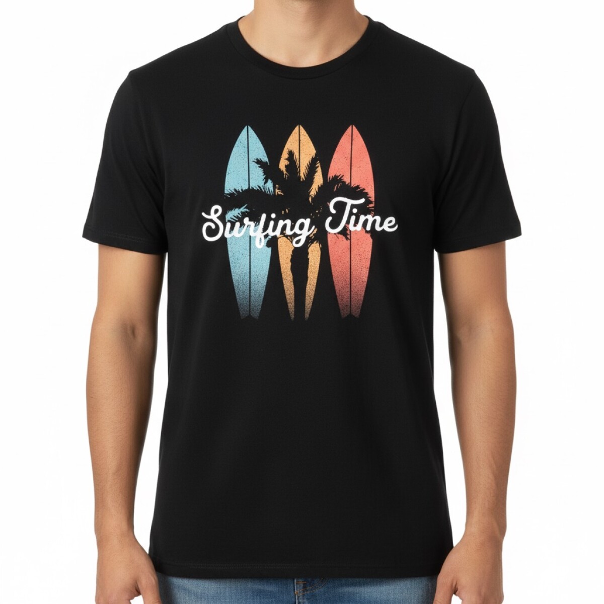 SNAKE T-SHIRT PRINT - BLACK 