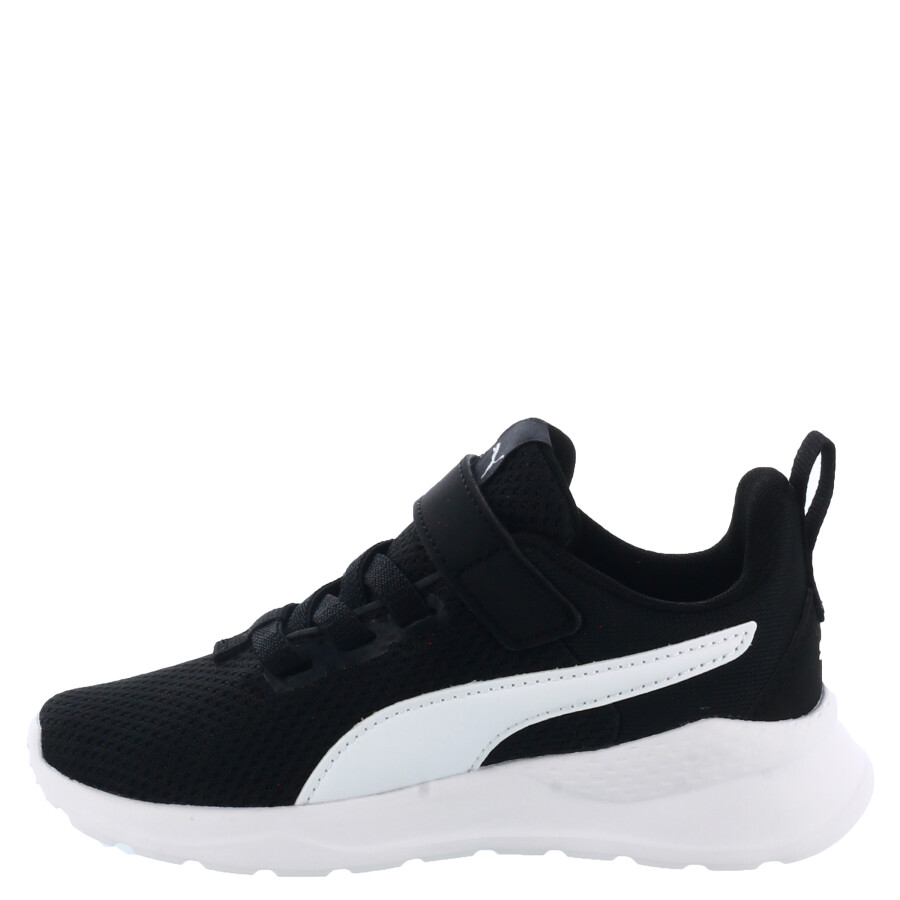 Championes Infantiles Puma Anzarun Lite Kids Negro - Blanco
