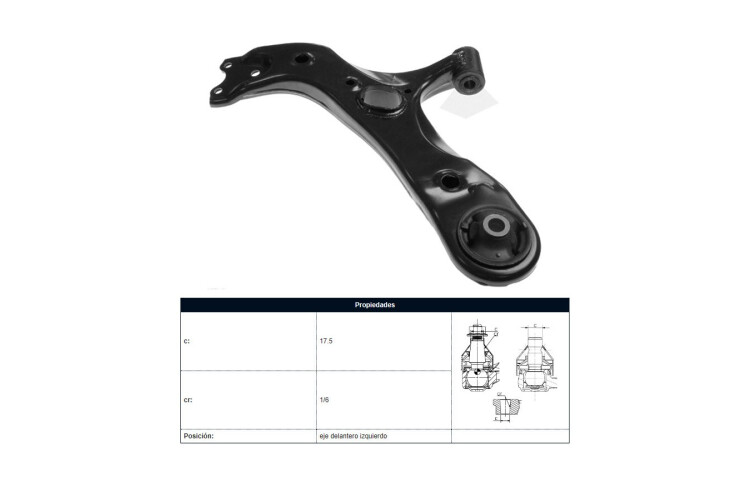 Parilla De Suspension Delantera Toyota Corolla 15-25 Izq Parilla De Suspension Delantera Toyota Corolla 15-25 Izq