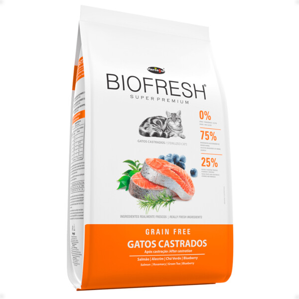 Alimento Comida Para Gato Castrado Super Premium Natural 7.5kg Biofresh Alimento Comida Para Gato Castrado Super Premium Natural 7.5kg Biofresh