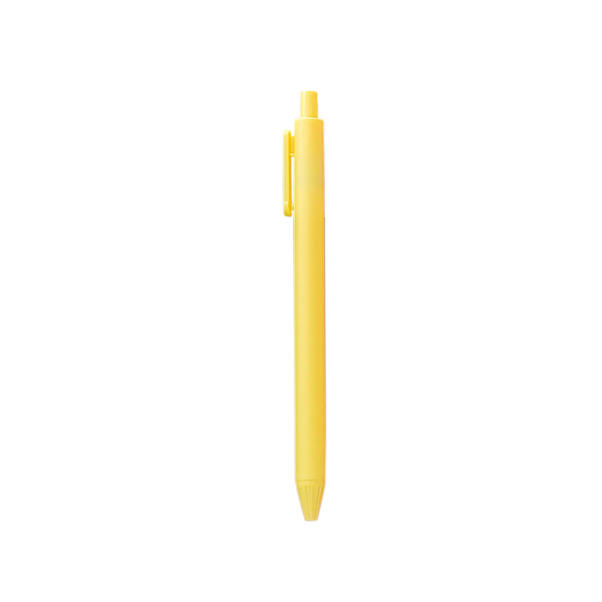 Lapicera retráctil color pastel - Amarillo 
