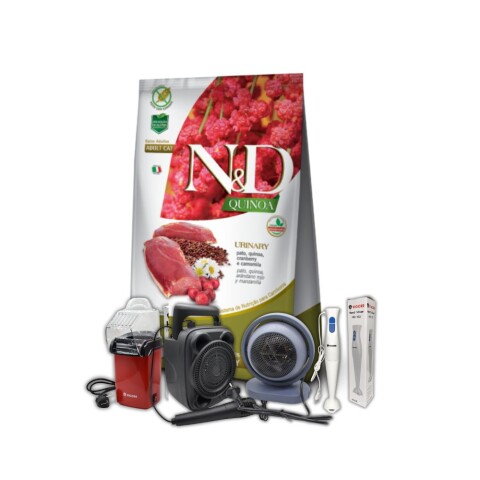 N&D Quinoa Feline Urinary Pato 7,5 kg N&D Quinoa Feline Urinary Pato 7,5 kg