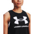 UA W LIVE SPORTSTYLE TANK-BLK BLK-001