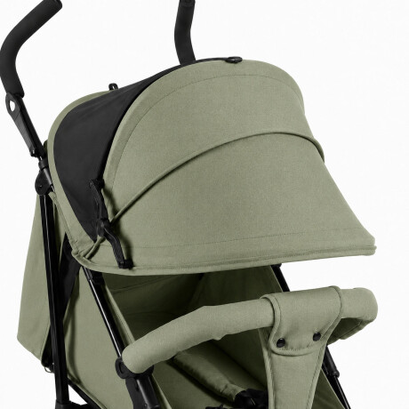 Coche Paraguitas Bebe Reclinable Plegable Compacto 8 Ruedas Verde Claro