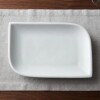 Plato rectangular blanco 21x30 cms. K-260 Plato rectangular blanco 21x30 cms. K-260