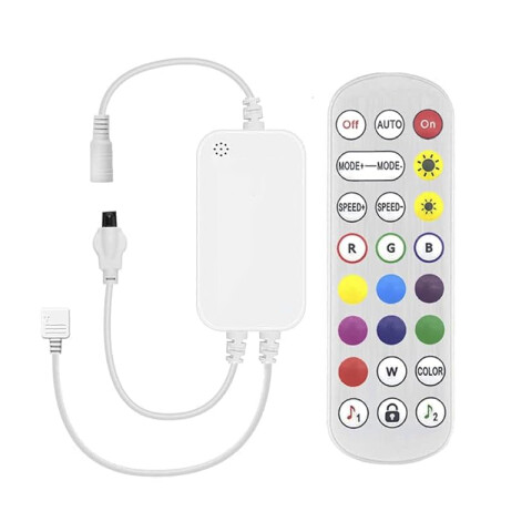 Controlador p/cinta LED neón RGBW SPI + control IR IX1667