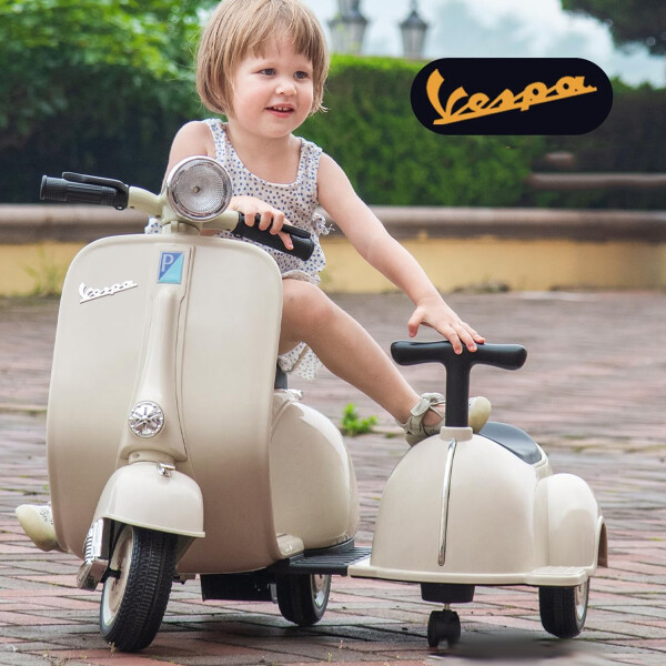 Moto A Bateria Niños Vespa Con Sidecar MOTO ELECTRICA VESPA SIDECAR