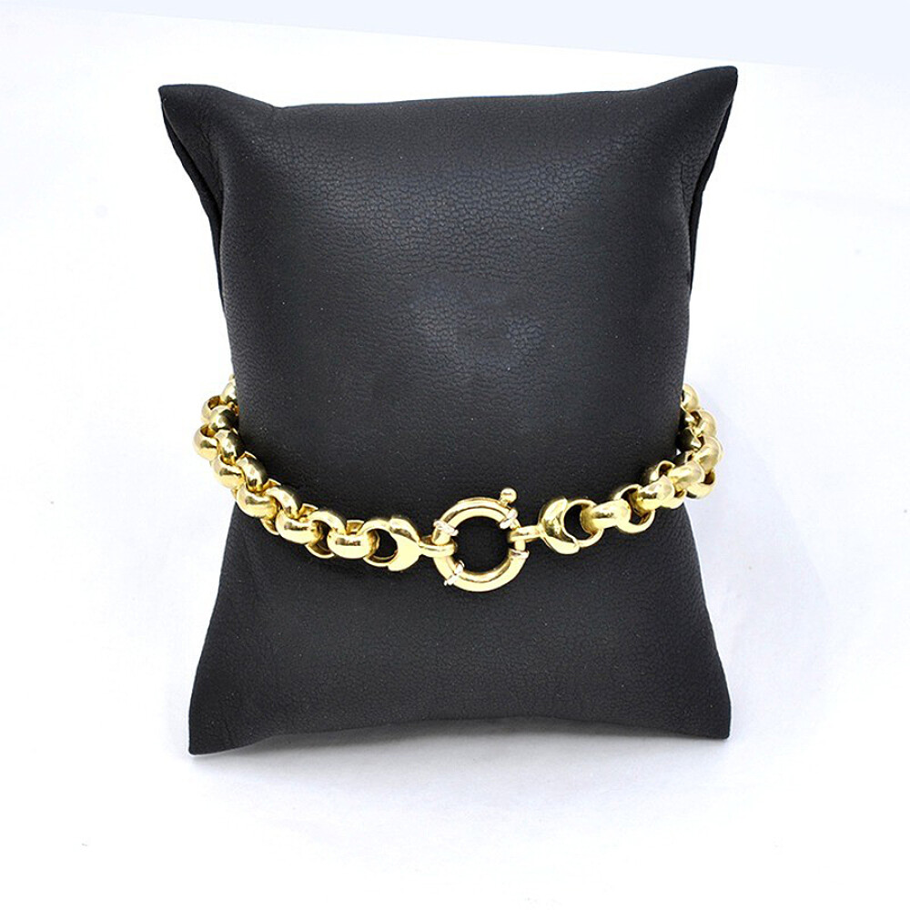 Pulsera En Oro Rolo 18K Con Cierre Marinero Pulsera En Oro Rolo 18K Con Cierre Marinero