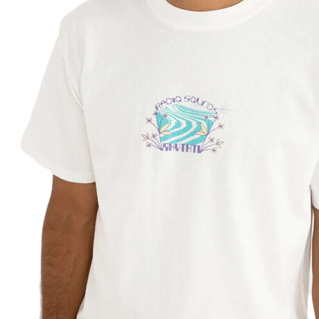 Remera Rhythm Sound Stream Vintage Blanco