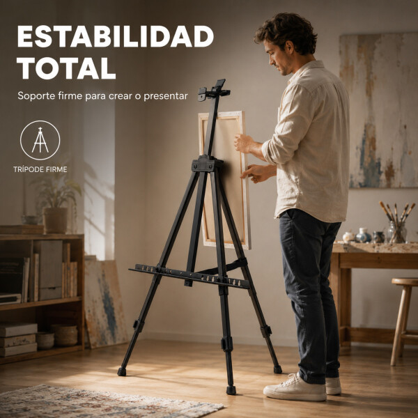 Caballete Soporte Pie P/ Pizarra Atril Pintor + Bolso Caballete Soporte Pie P/ Pizarra Atril Pintor + Bolso