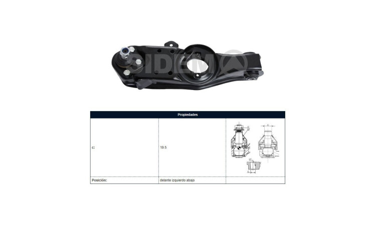 Parilla De Suspension Delantera Mitsubishi L200 96-06 Izq Parilla De Suspension Delantera Mitsubishi L200 96-06 Izq