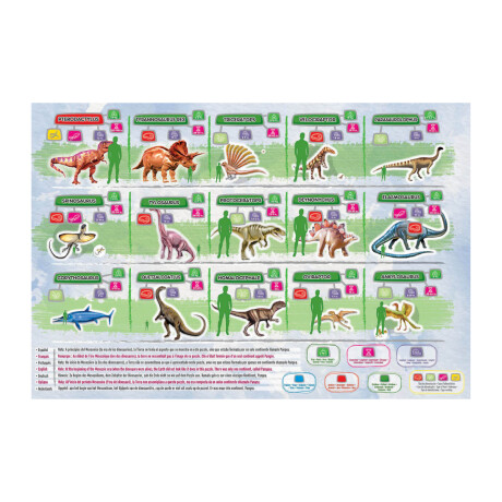 PUZZLE EDUCA MAPAMUNDI DINOSAURIOS 150 PIEZAS 001