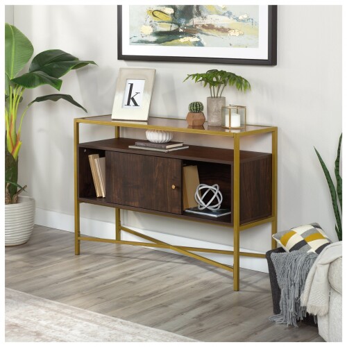 Mesa de Arrime con Estante - Sauder - Linea Harper Heights Mesa de Arrime con Estante - Sauder - Linea Harper Heights