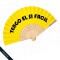 Abanico "Tengo el si facil" Amarillo