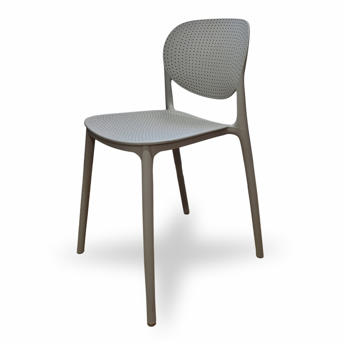 Silla Diseño Minimalista Nordica para Comedor o Jardín - Verde grisáceo 