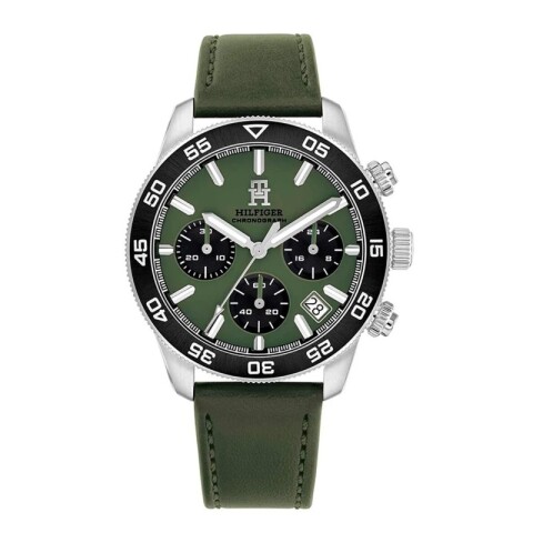 Reloj Tommy Hilfiger 1792188 para hombre color verde Verde