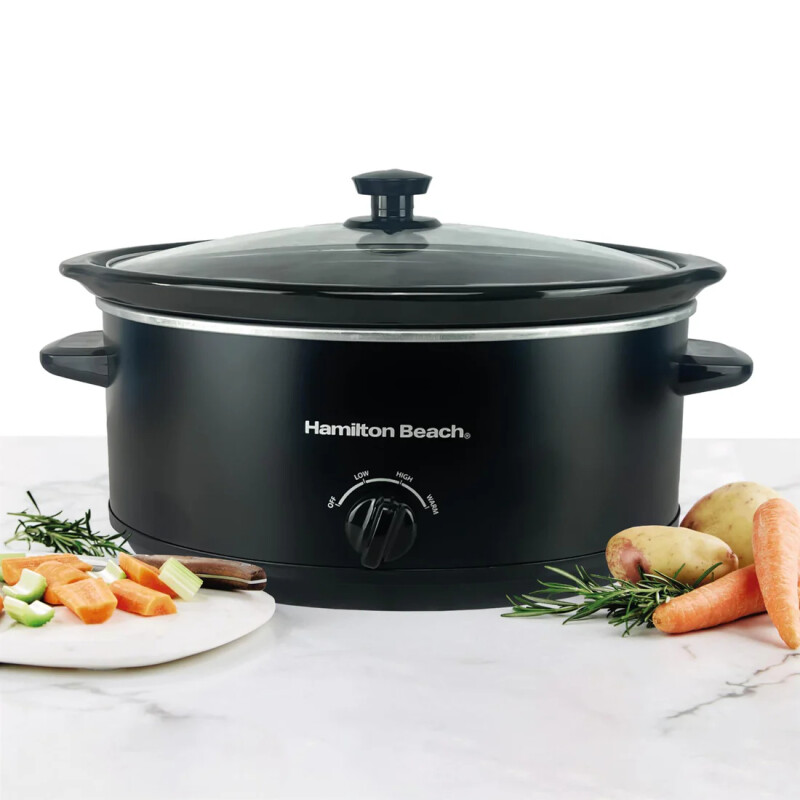 SLOWCOOKER NEGRA DE 6,5 L Hamilton Beach SLOWCOOKER NEGRA DE 6,5 L Hamilton Beach