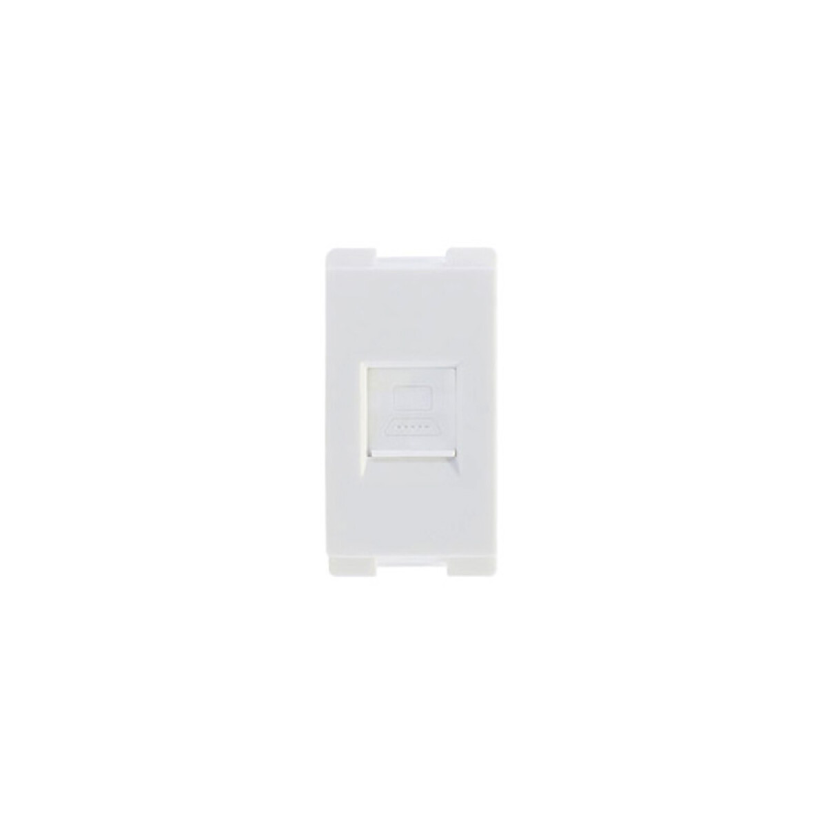 Mód. toma p/ datos RJ45 cat. 6 blanco-Atenea Plus - M48272 