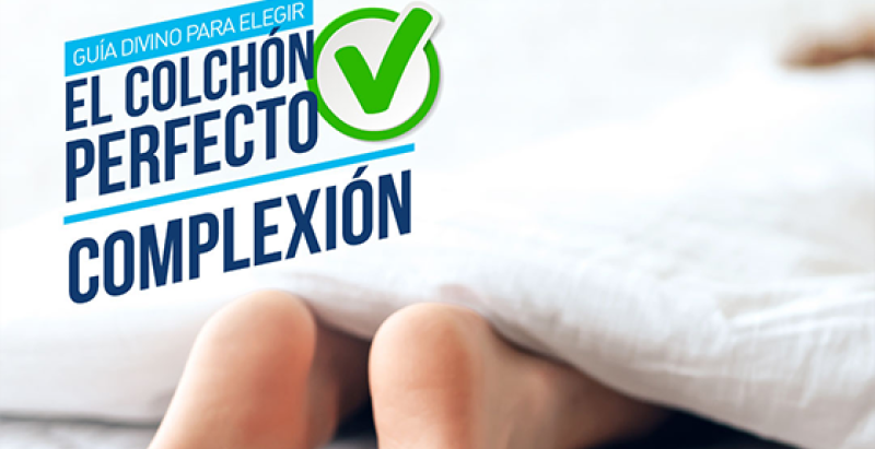 Guía para elegir el colchón para descansar según tu complexión