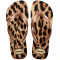 Sandalia de Mujer Havaianas Top Animals Beige Arena - Rosa - Dorado