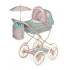 Coche De Cuevas Cochecito Plegable Provenza Juguete Muñeca Coche De Cuevas Cochecito Plegable Provenza Juguete Muñeca