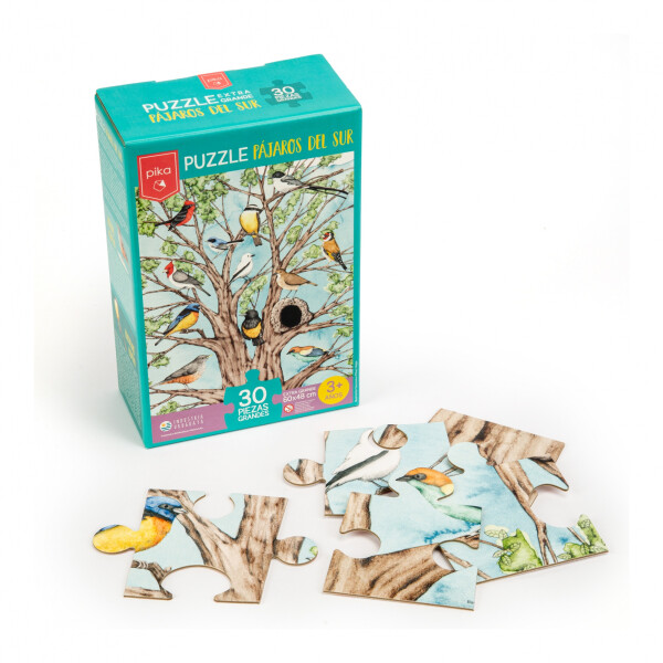 Puzzle Pika 30 piezas Pájaros del Sur Única