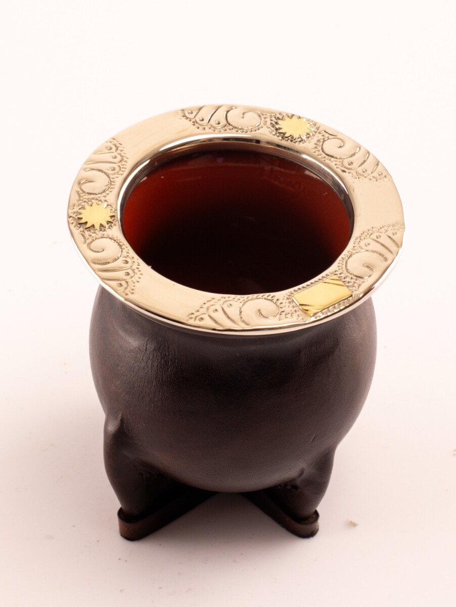 Mate de Alpaca y Bronce - Y5 de ceramica 