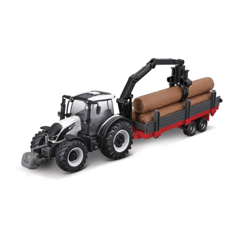 Bburago Tractor con Remolque de Juguete Fendt FarmLand Diseños Surtidos U