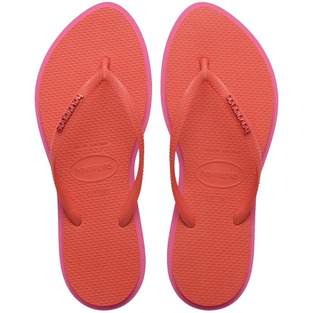 Sandalias Havaianas Slim Point FC Mujer Rosa Flux Rojo