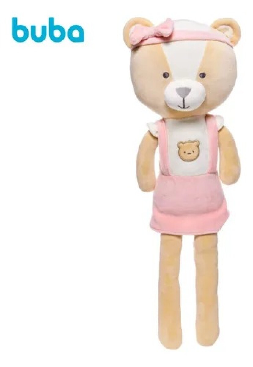 Peluche osito XL BUBA - cookie rosa 
