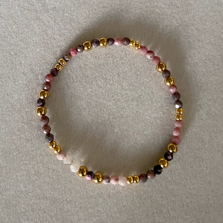 Pulsera LUCERO en acero y piedras naturales Pulsera LUCERO en acero y piedras naturales