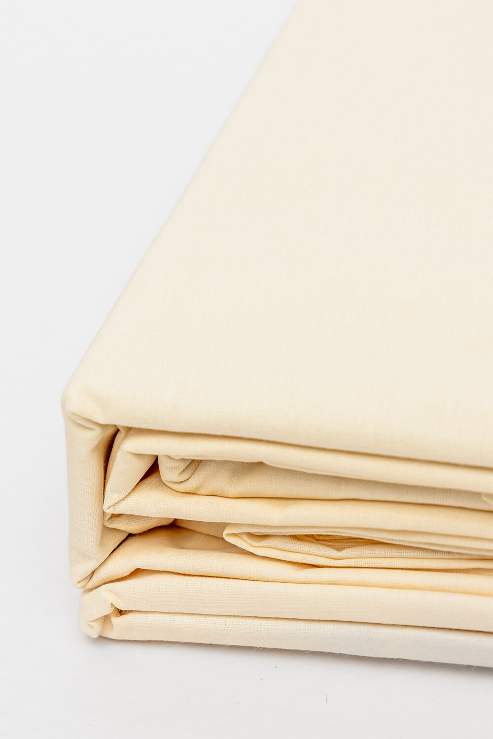 Sábanas 2 Plazas 144 Hilos Liso Crema