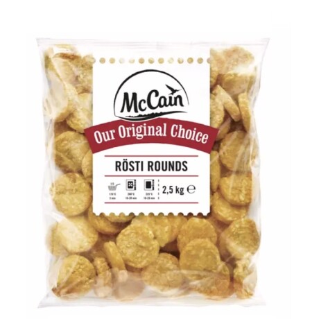 PAPAS ROSTI 2,5 KG MCCAIN +SOLO PDE O WEB+ PAPAS ROSTI 2,5 KG MCCAIN +SOLO PDE O WEB+