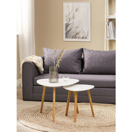 Estantería HERNING 3 estantes blanco Blanco
