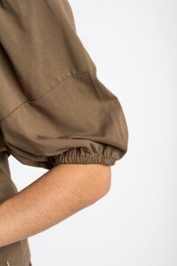 Remera Algodón Manga Globo Safari