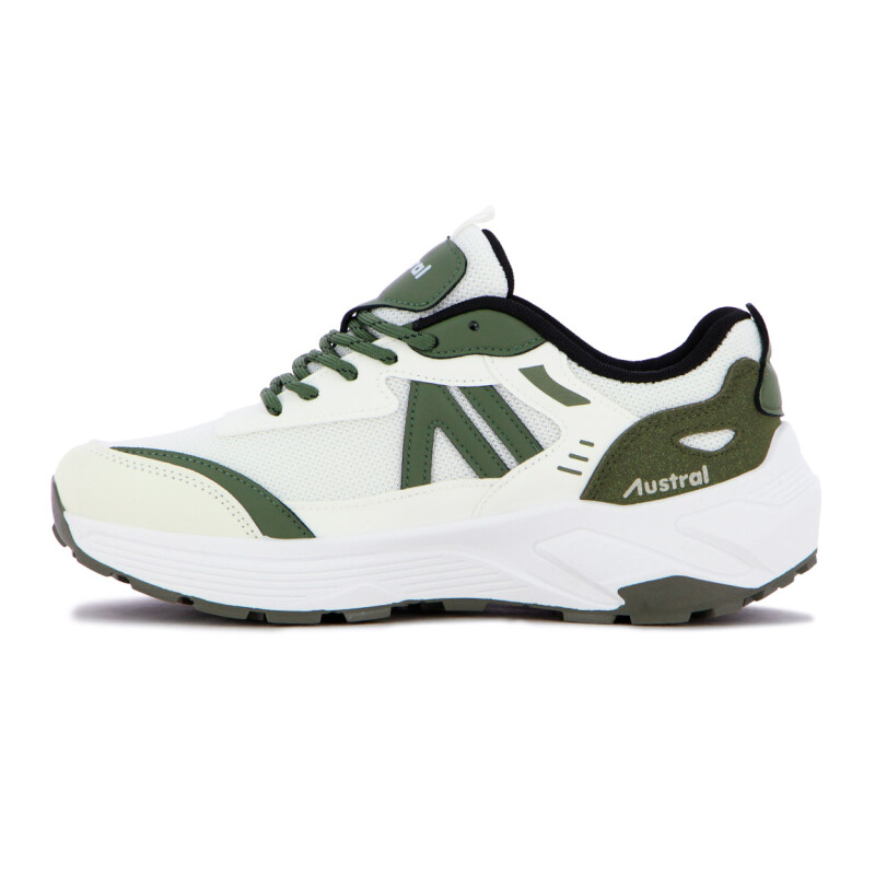Austral Champion Lifestyle De Hombre Bangkok - Blanco/verde Blanco-verde